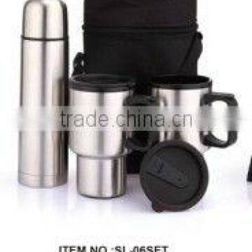 Flask and Mugs gift Set SL-06SET