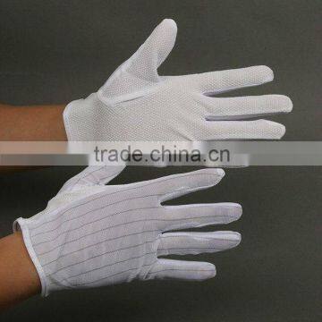 ESD Anti-slip Gloves; Anti-static Gloves; PVC Dotted Esd Gloves photo-4