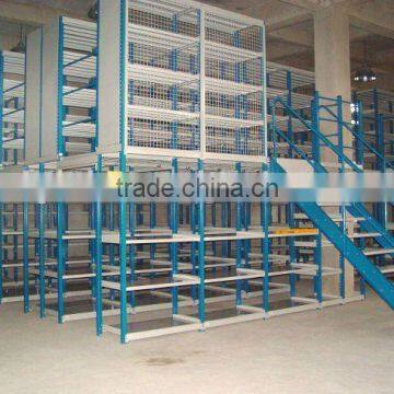 steel structure attic shelving working platform