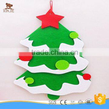 2016 wholesale felt tree shape christmas tree decorative toy for sale