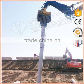 High Quality Vibratory Pile Driver Machine Hydraulic Vibratory Post Driver For Excavator