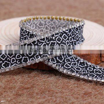 Printing Ribbon With Hotfix Adhesive Tape/Chain For Garment Accessory