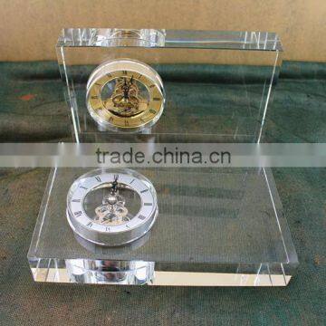 High quality fashion crystal table clock on sale