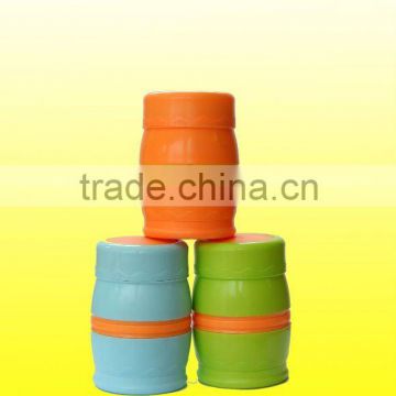 Green Plastic Vacuum Jar With Glass Refill