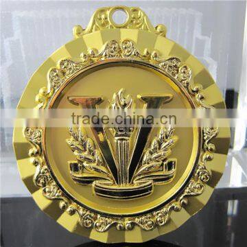 Sport Medal Manufacturer / Gold Plated Metal Sport Medal / Custom Metal Gold Medal