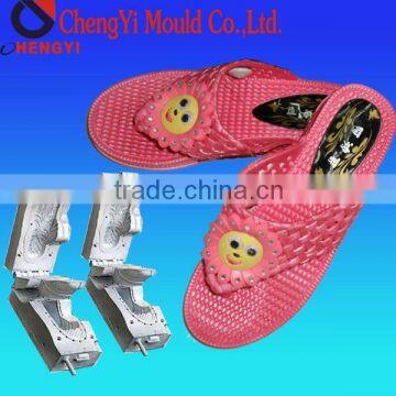 lady high heel pvc airblowing beach slippper mold