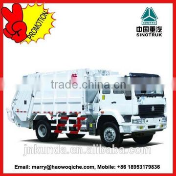 HOWO 4x2 garbage truck