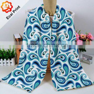 soft hot sale heat transfer digital printing softtextile blanket scarf