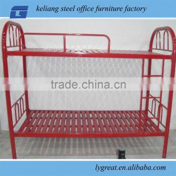 Steel red army bunk bed for women