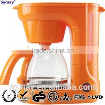 Automatic Coffeemaker with swing-out funnel permanent filter 0.75L 6 cups 120V 220-240V 650W