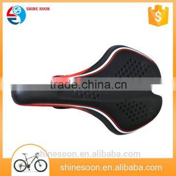 Factory Supply Bicycle Parts Men, Women and Kids leather road bike saddle