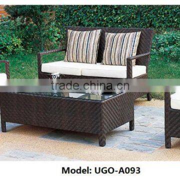 UGO-A093 cheap living room sectional rattan sofas set