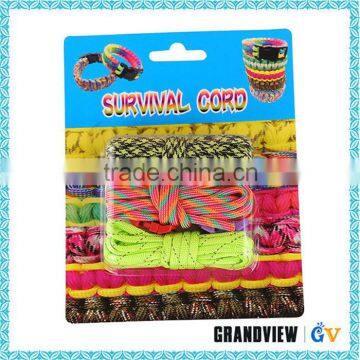 factory price pink diy friendship paracord bracelets