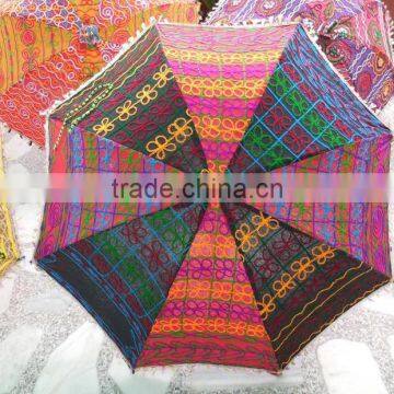 Indian Colorful Sun Protection Parasol Umbrella Decor Vintage Umbrella Online