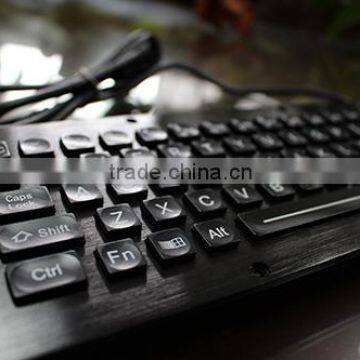 Black Titanium Industrial Keyboard Price With Track Ball photo-6