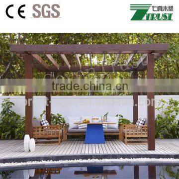 Beautiful WPC Pergola From China, Outdoor Decoration, Residential Pergola photo-4