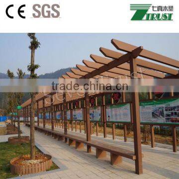 Eco-friendly Wood Pastic Composite Pergola With High Quality Made in China photo-4