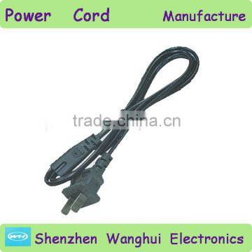 ordinary flat plug power cord