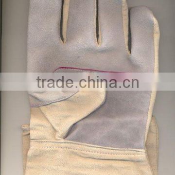 CHROME CANVAS LEATHER HAND GLOVES (SFT-0424)