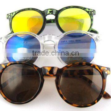 Round Retro sunglasses polarized lens