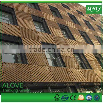 Eco friendly wpc co-extrusion wall penal interior/exterior /fire proof /painting