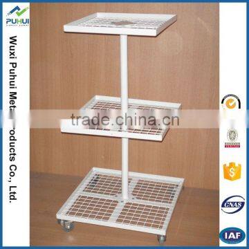 made in china floor display wire rack cross