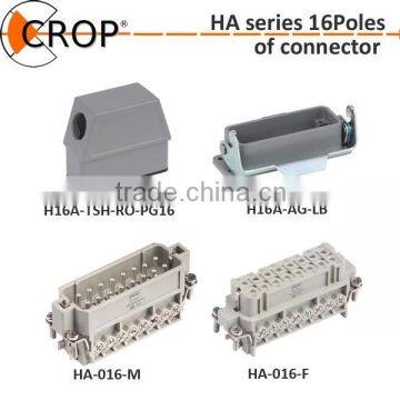 Heavy duty connector HA160101MF-M32