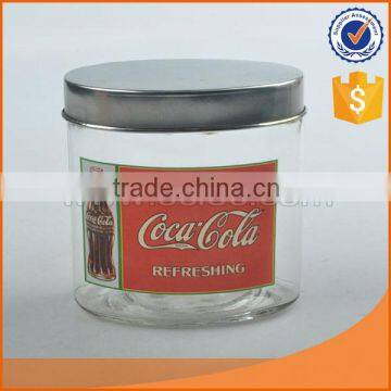 Popular glass storage jar with reasonable price & lid