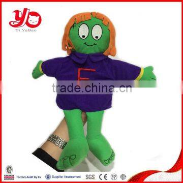 Customized stuffed plush hand puppet for sale