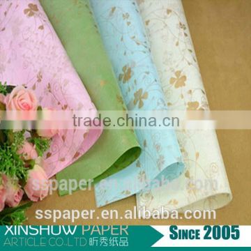 printed little flowers Non-woven fabric roll for Christmas