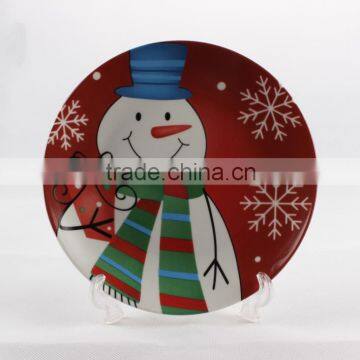 Factory wholesale antique chinese christmas item porcelain plate