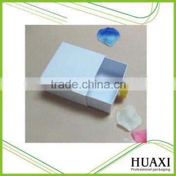 White Small Sliding Fancy Paper Drawer Box