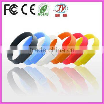 Promotional items silicone wrist band flash drive 8gb