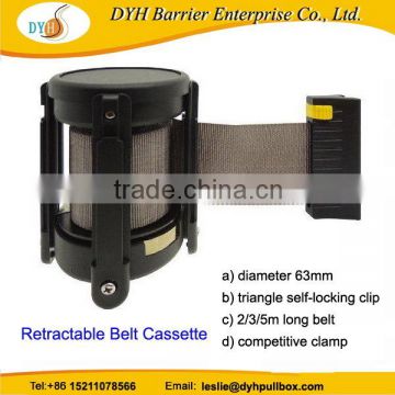 New design hot sale belt cassette for belt barrier