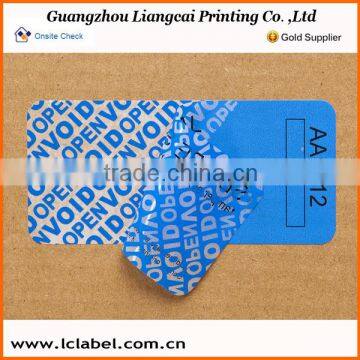 Sheet Packaging Sticker Paper Printed Void Logo Sticker photo-5