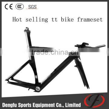 Carbon fiber Time Trial frame tt bicycle frame FM087, Dengfu carbon triathlon frameset