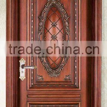 Luxury solid wood door for villa YHB-1205