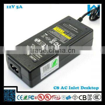 Power Supply for Led 12v 5a ac dc Adapter for Credit Card Terminal 60w Electric Power Transformer photo-2