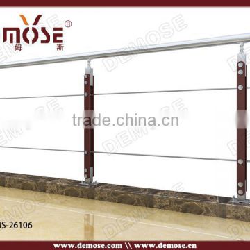 stainless steel fence post/wooden handrail designs                        
                                                                                Supplier's Choice