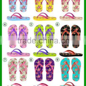 2016 cheap and good quality eva beach flip flops with many colors for lady