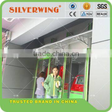 Popular outdoor polycaronbate plastic ATM canopy