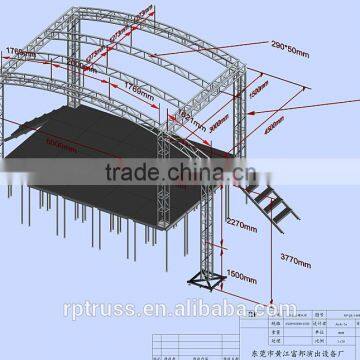 2014 RP aluminum portable stage,aluminum stage platform,aluminum stage truss
