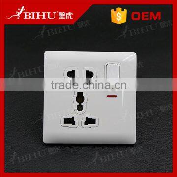 High quality universal wall socket momentary led push button switch for sale