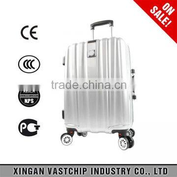 Cheap price 4 pcs Hard side Aluminum luggage bags luggage