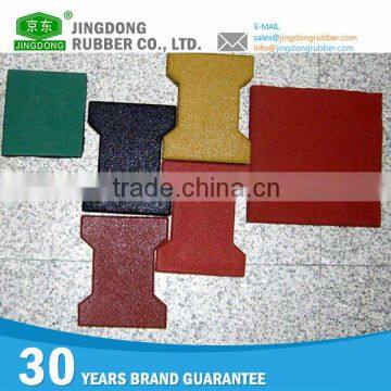 Good Peputation Factory Price Sidewalk Rubber Tile