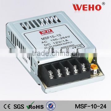 10w Mini-size smps MSF-10-24 220v 24v 0.5a ultrathin switching power supply