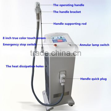 Salon 2016 808nm Diode Face Laser Hair Removal Machine