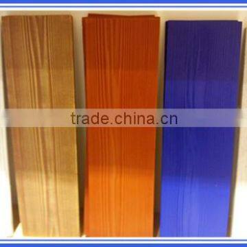 Waterproof Painted Exterior Wooden Grain Fiber Cement Board