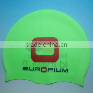 Fashionable Quality Adult / Kid sizes waterproof custom soft oem silicone swim caps