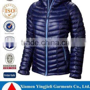 Wholesale High Quality Women Duck Down Jacket For Winters-Hoody